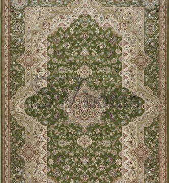 Високощільний килим Royal Esfahan-1.5 1974A Green-Green - высокое качество по лучшей цене в Украине.